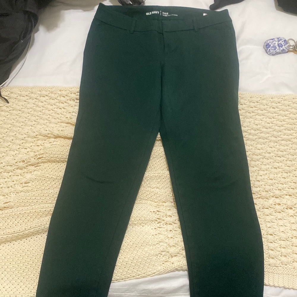 Los navy pixie pant, size 4, emerald green